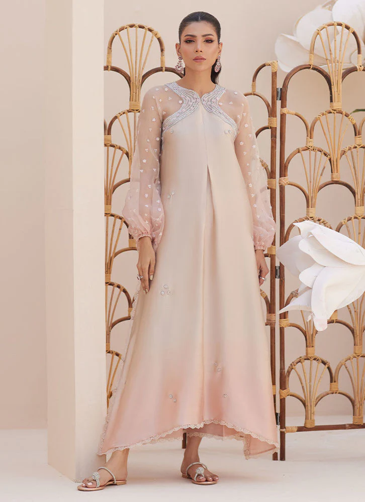 Farah Talib Aziz Ludo Sand Ombre Shirt Zaza Formals 2025