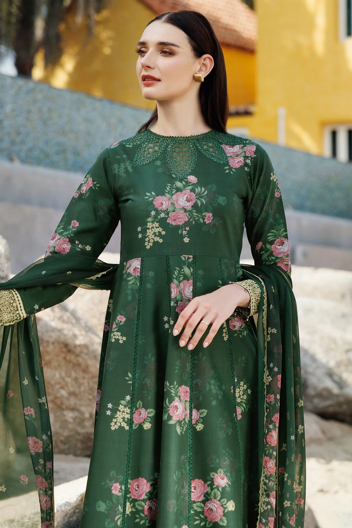 Farasha Online Mystic Pine Aurea Eid Summer Collection 2025 - Image 2