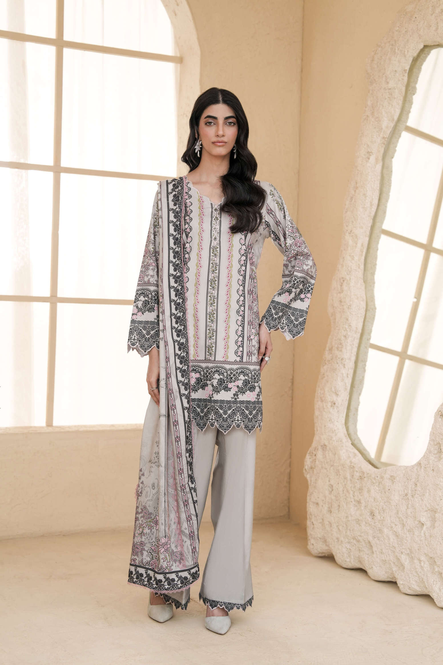 Firdous Resham Lumen - D937  Lumen Linen 0