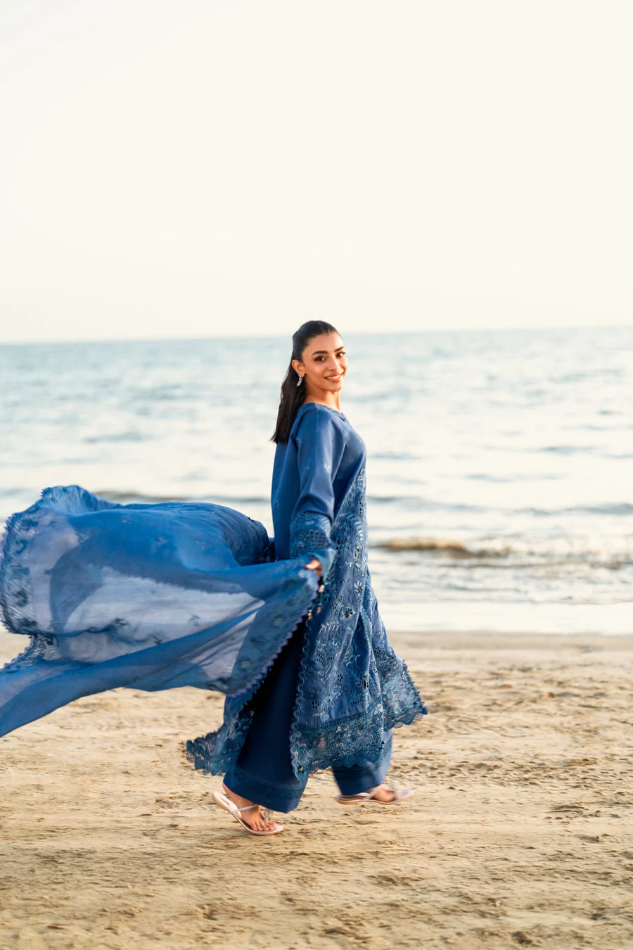 Florent FL-1A Eid Luxury Lawn 2025 - Image 2