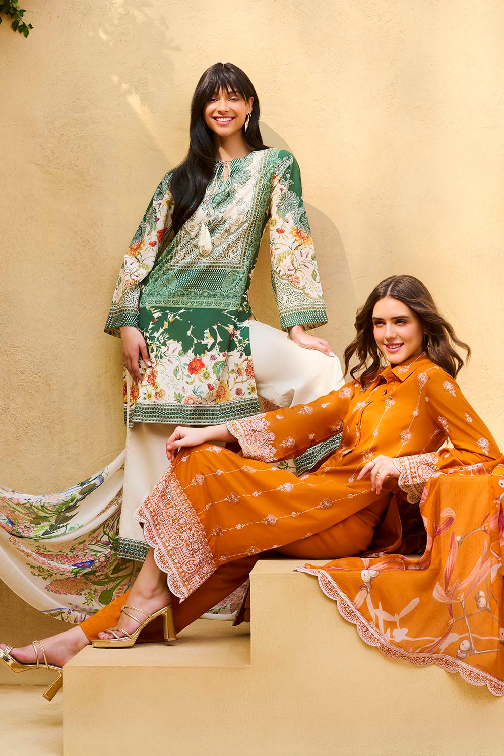 Gul Ahmed C-52006 The Floral World  2025 - Image 2