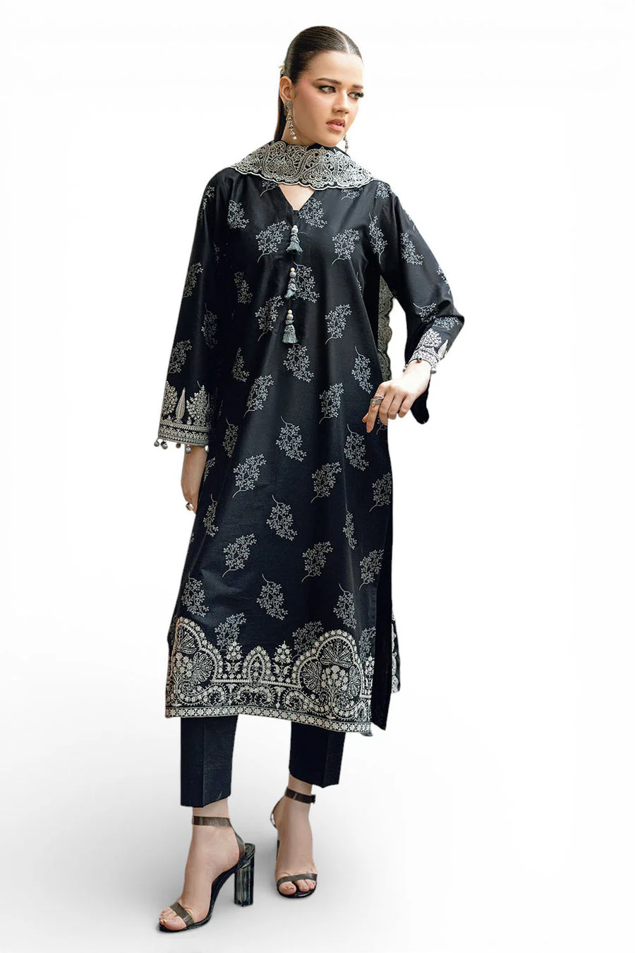 Gul Ahmed DN-52028 Noir & Blanc 2026