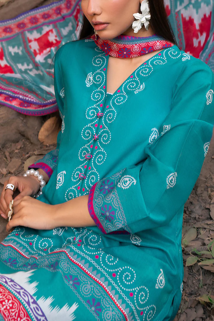 Gul Ahmed SD-52211 Lawn Speical 2026 - Image 2