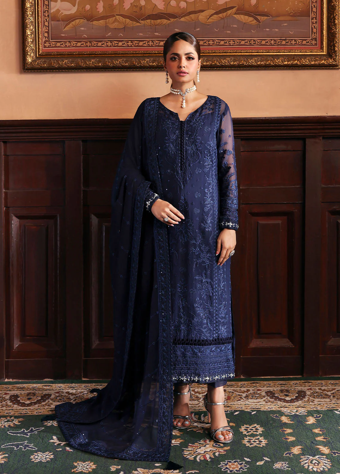 Gulaal Leesha Evayna Embroidered Chiffon 2025