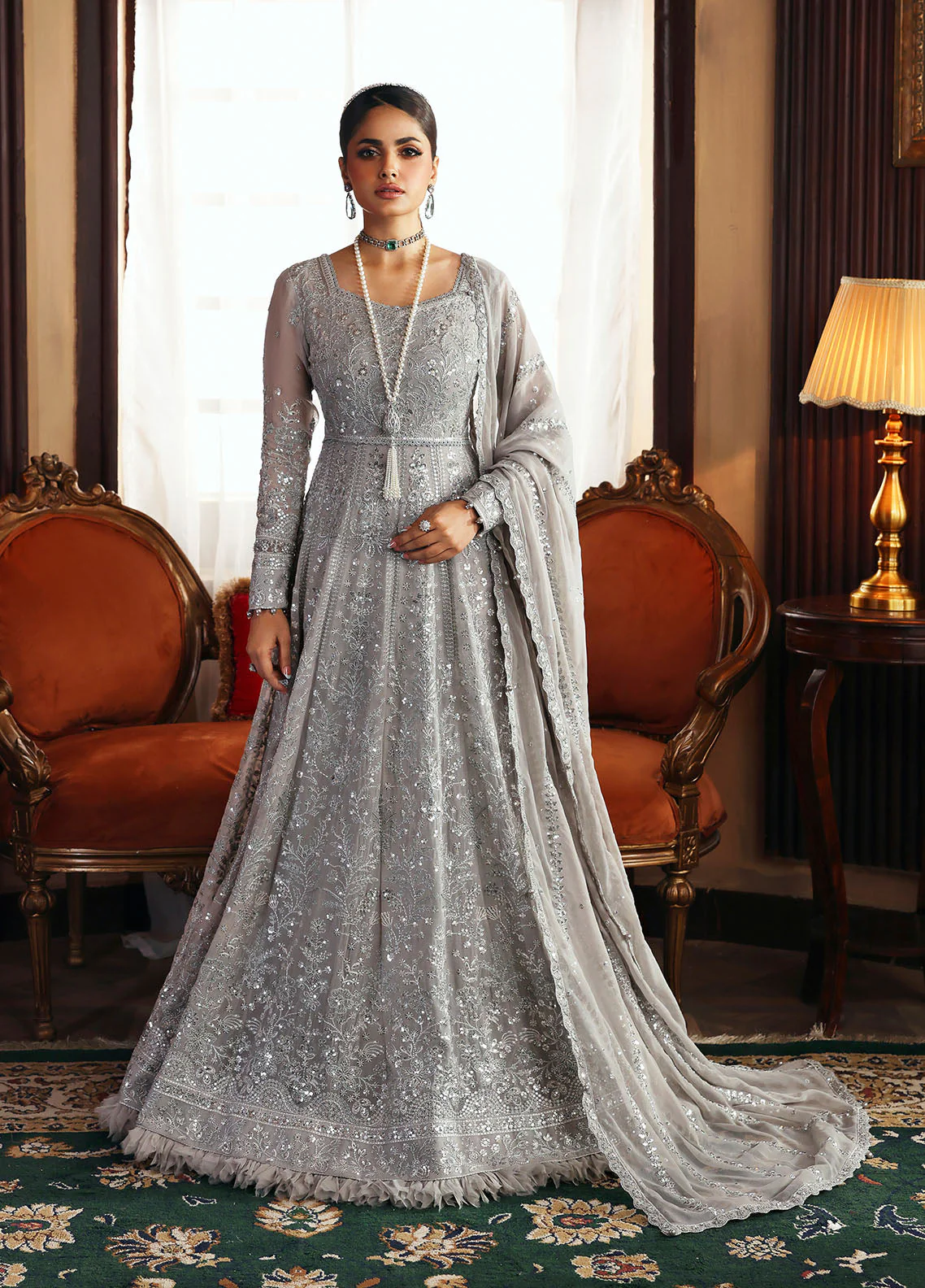 Gulaal Sheyza Evayna Embroidered Chiffon 2025
