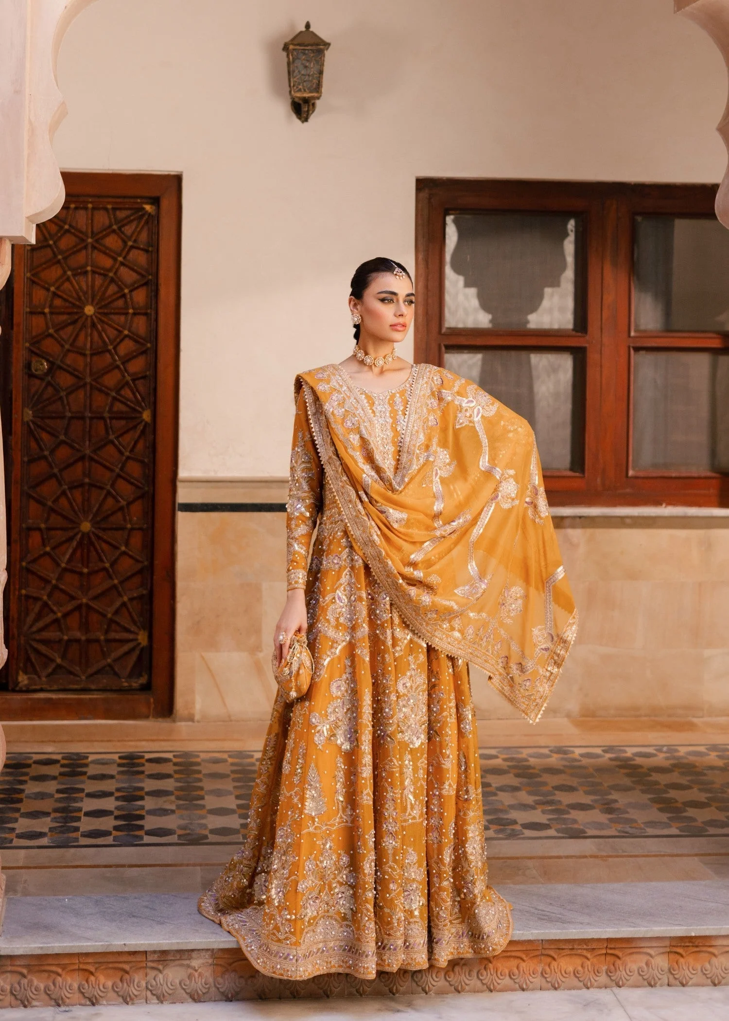 Haseens Mustard Maxi Maahi 2025