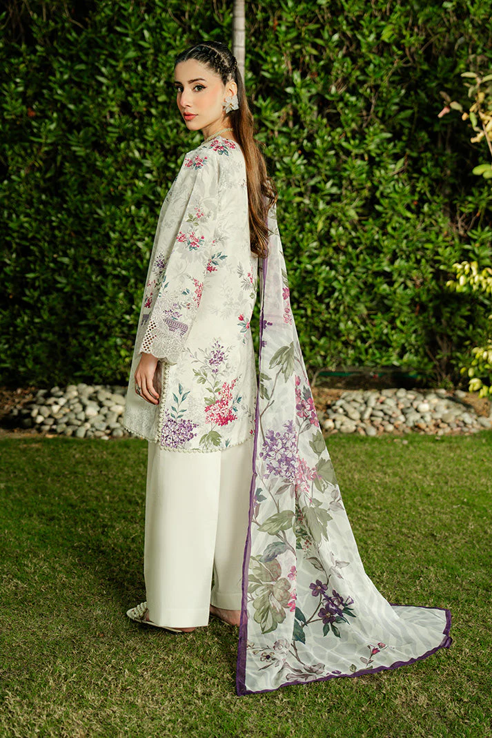 Imrozia SL-144 Ivory Wisteria Dahlia Lawn Vol-03 2026 - Image 2