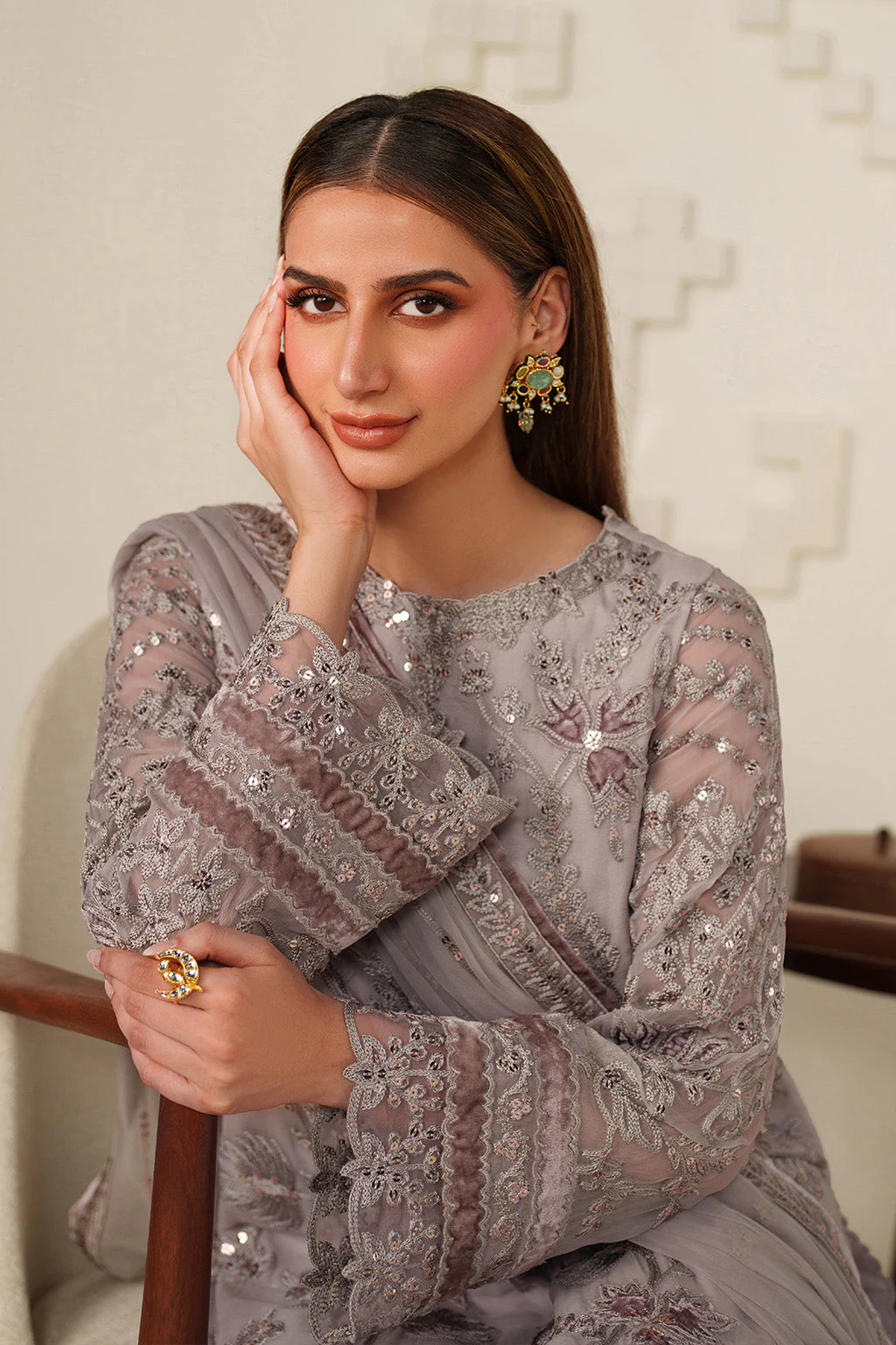 Iznik UE-618 Embroidered Chiffon Festive Formals 2026 - Image 2