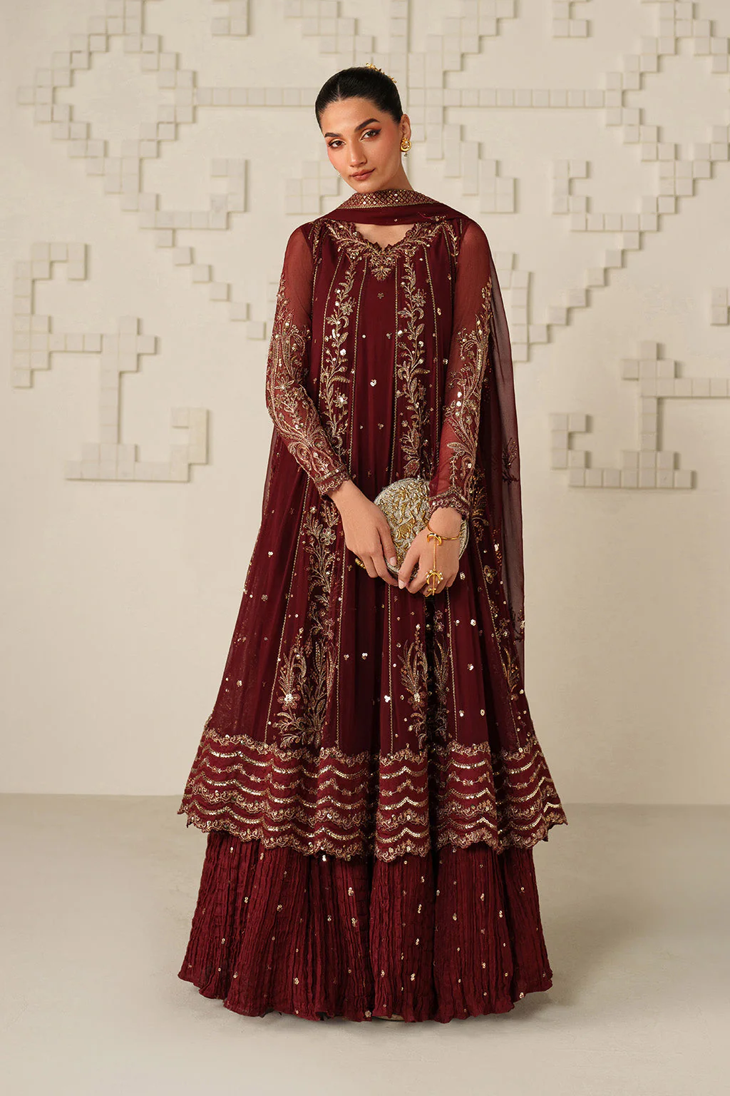 Iznik UE-622 Embroidered Chiffon Festive Formals 2026