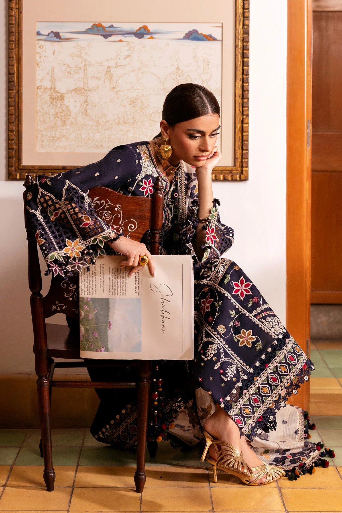 Jazmin SL26-D07 Shahkaar Luxury Eid Collection 2026 - Image 2