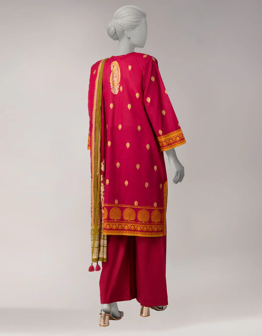 Junaid Jamshaid JL261094S Pink Spring Lawn 2026 - Image 2