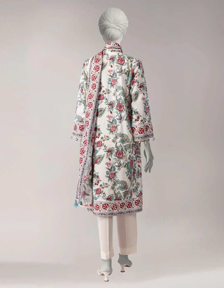 Junaid Jamshaid JLU263673U White Spring Lawn 2026 - Image 2