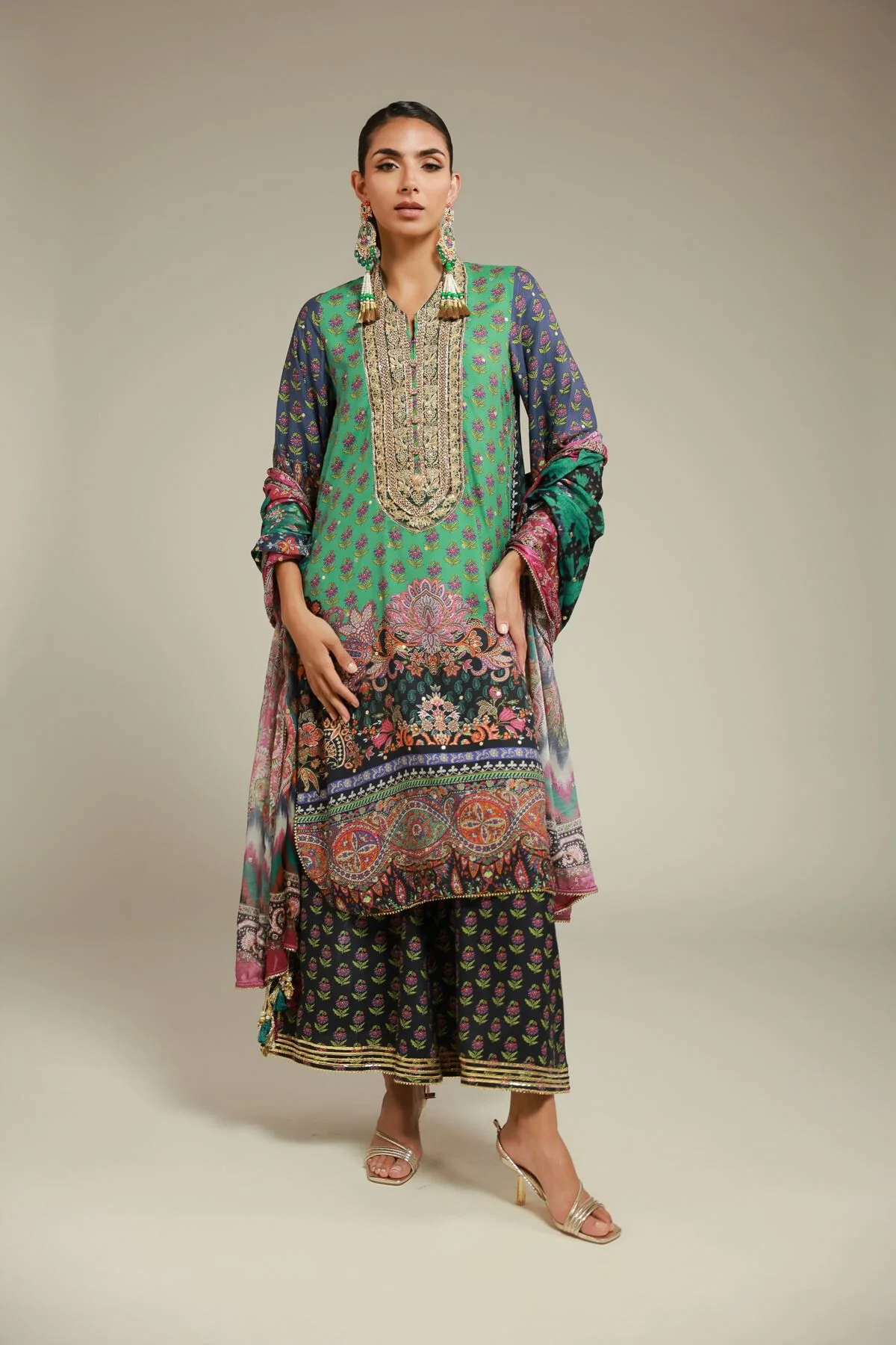 Khaadi 25-11-12S2-08TA Khaas Festive Edit 2025
