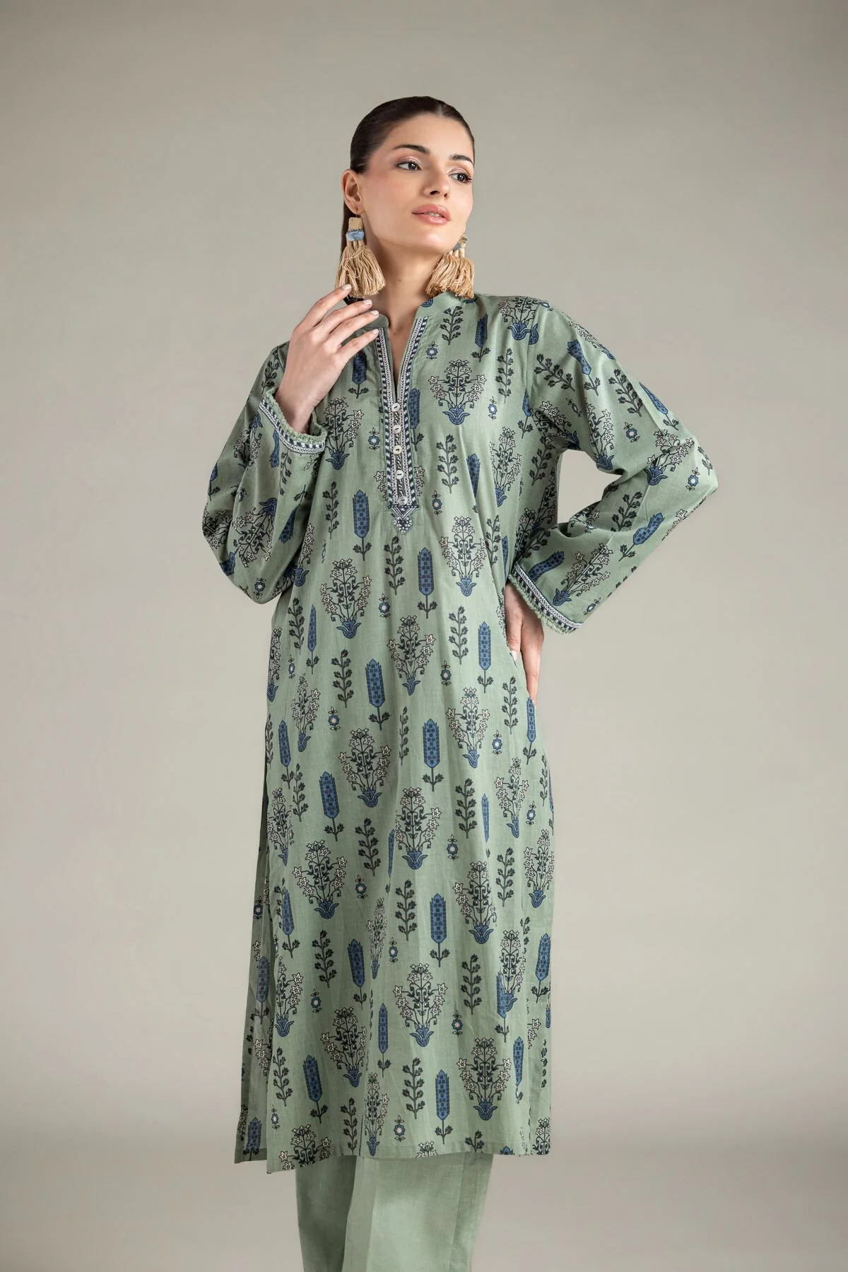 Khaadi A11-26-107FA1 Lawn Collection 2026 - Image 2