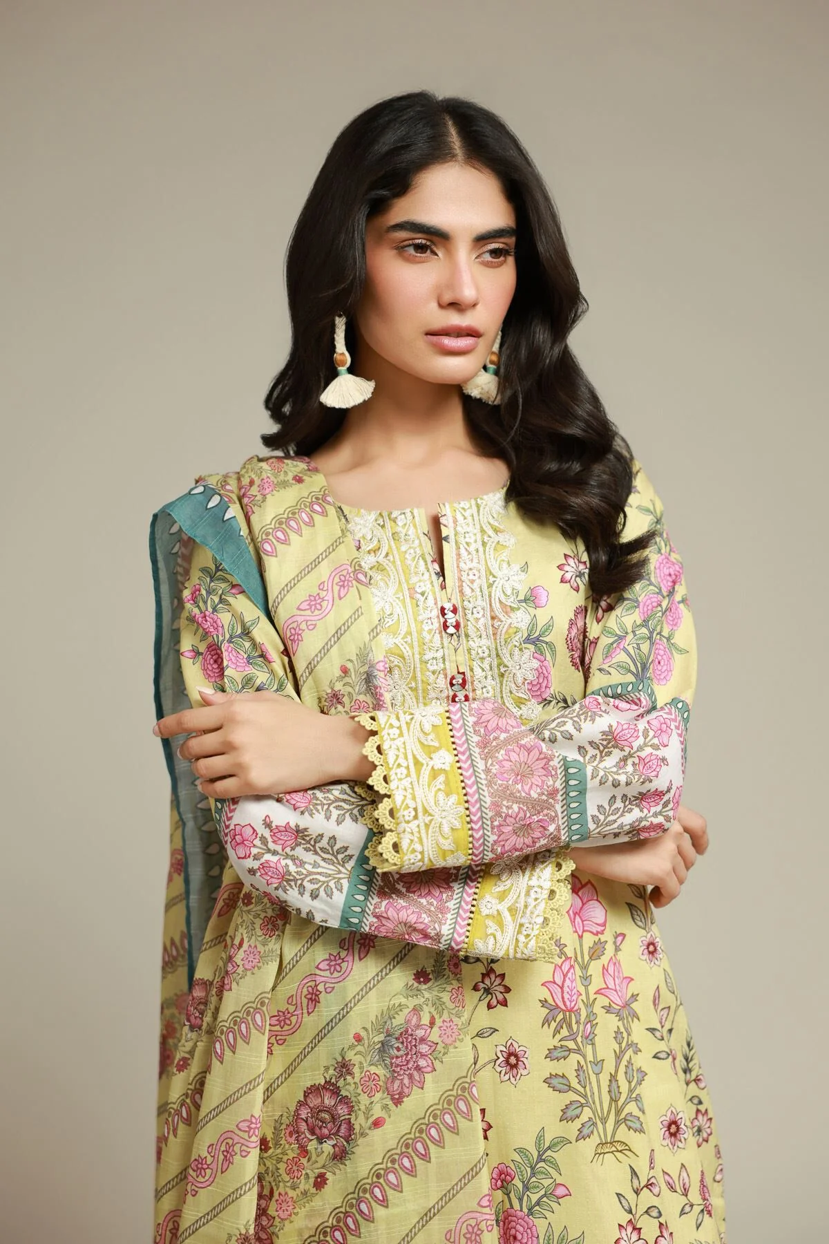 Khaadi A22-26-124FI2 Lawn Collection 2026 - Image 2