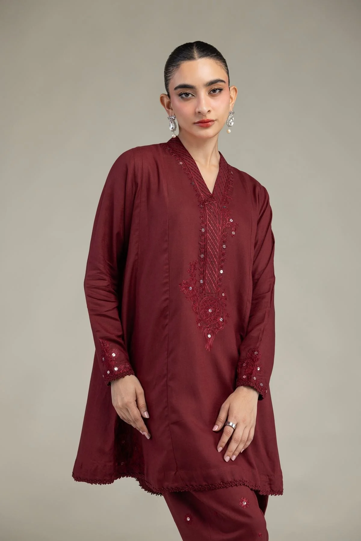 Khaadi DW6A398AF4 Studio Statement Hues 2026 - Image 2