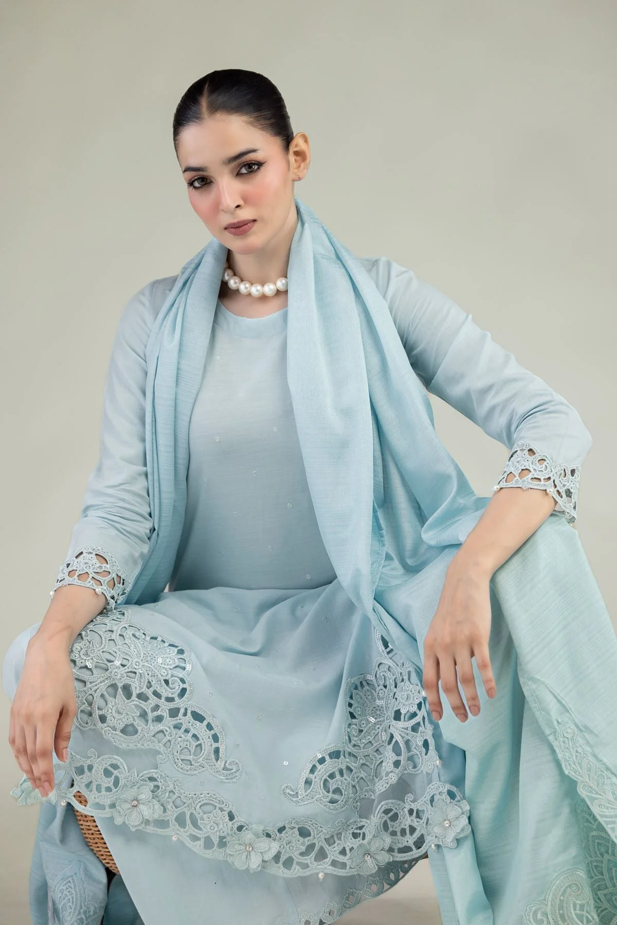 Khaadi DW6C3BAB37 Studio Statement Hues 2026 - Image 2