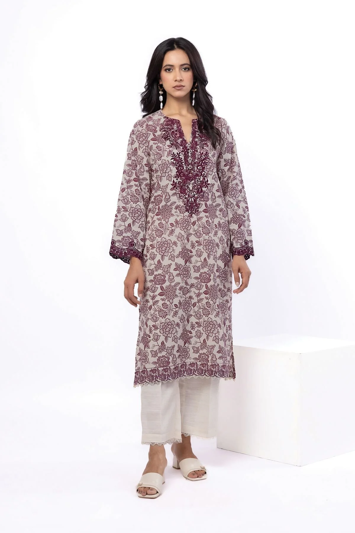 Khaadi LKN42YB Fabrics 2 Piece Top and Bottom 2025