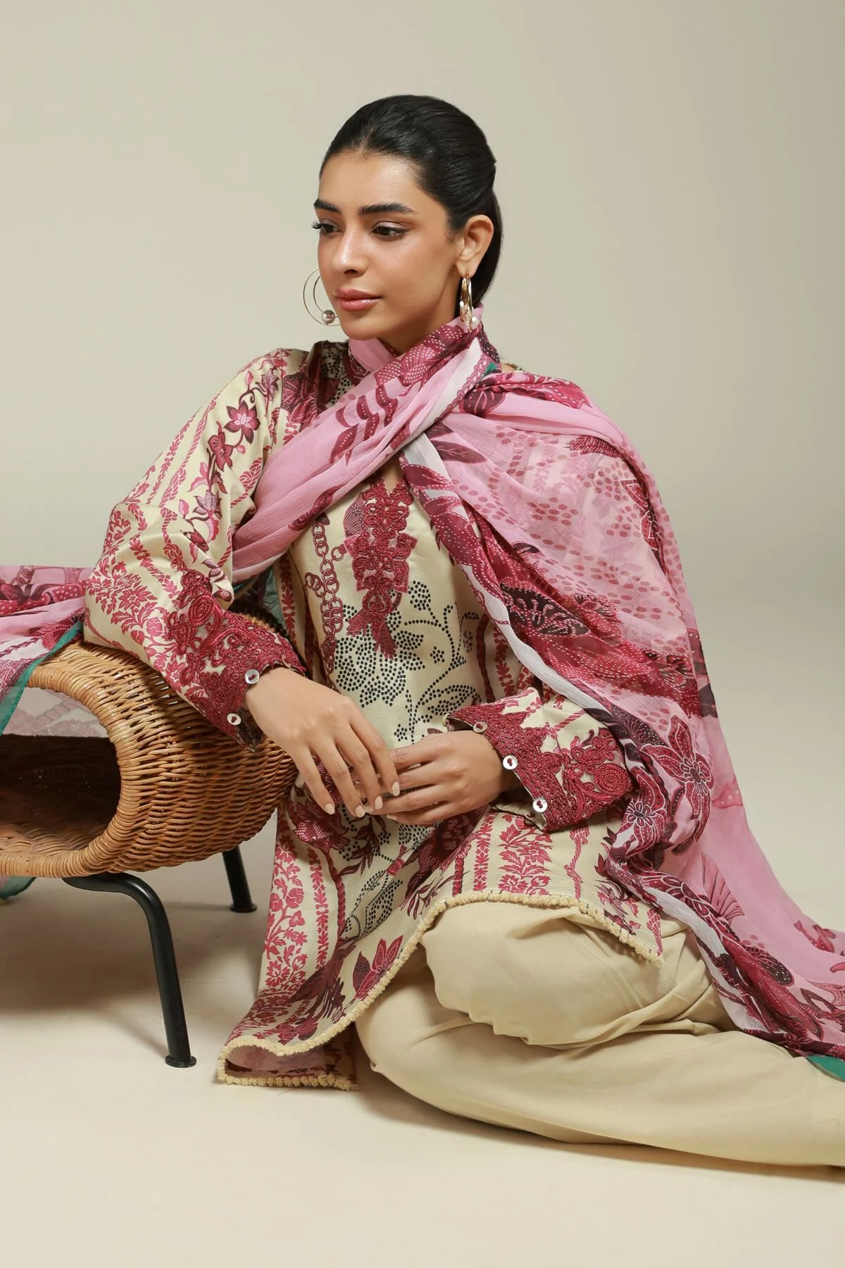 Khaadi T-A33-26-111FD2 3 Piece Spring Summer Collection 2026 - Image 2