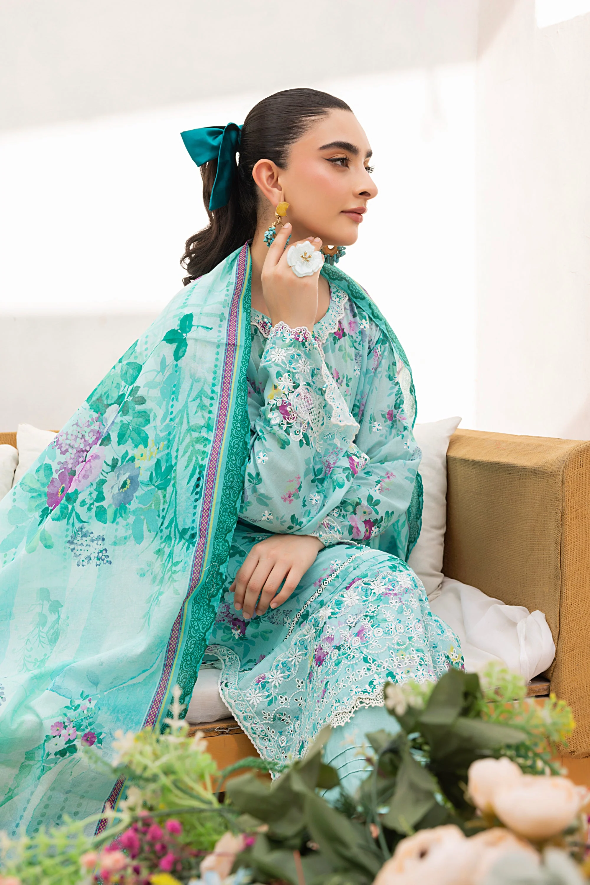 Lakhany LG-RL-0203 Embroidered Essentials With Printed Dupatta 2025 - Image 2