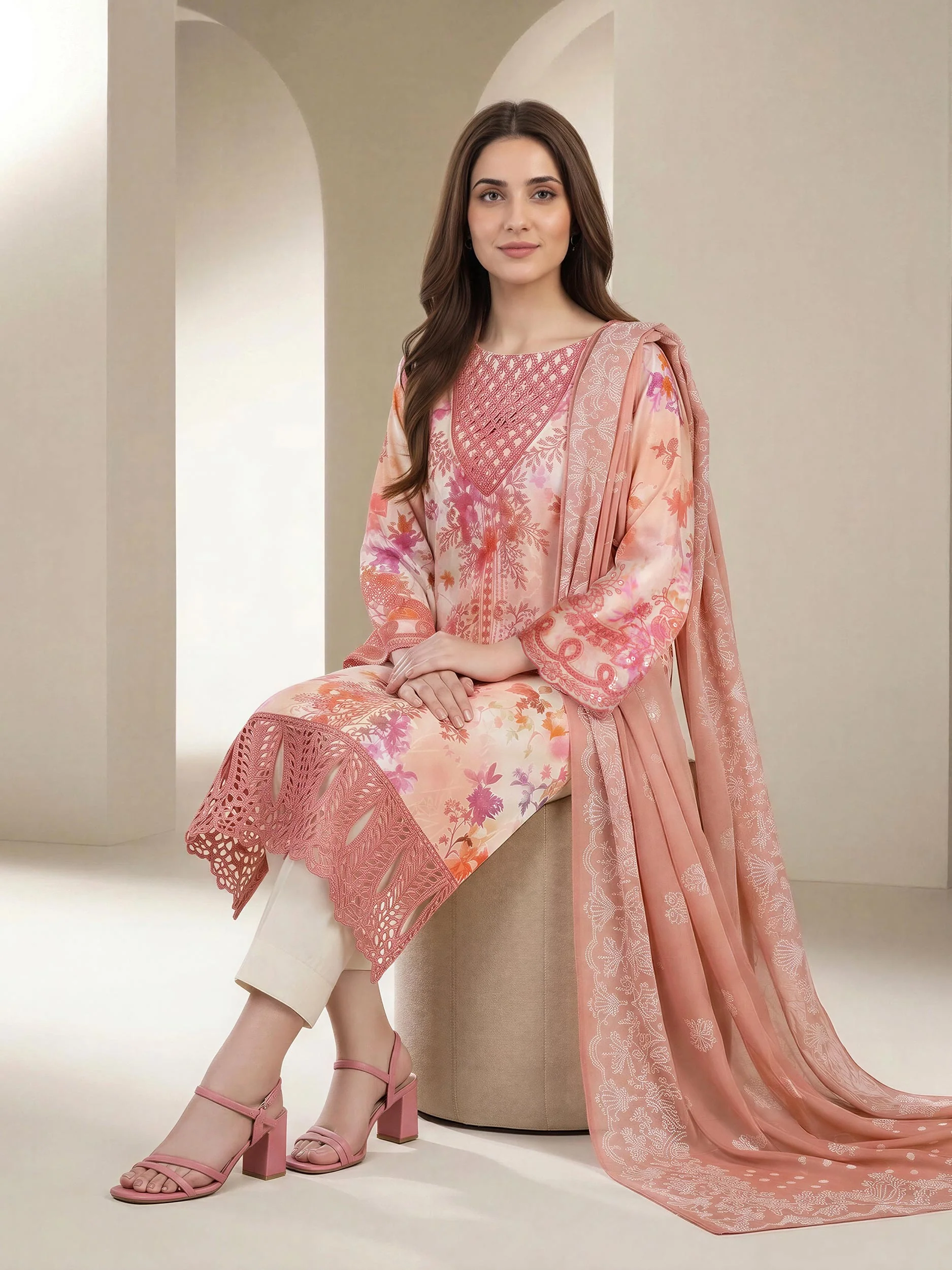 Lime Light U4710SU-3PC-464 Signature Summer Collection 2026 - Image 2