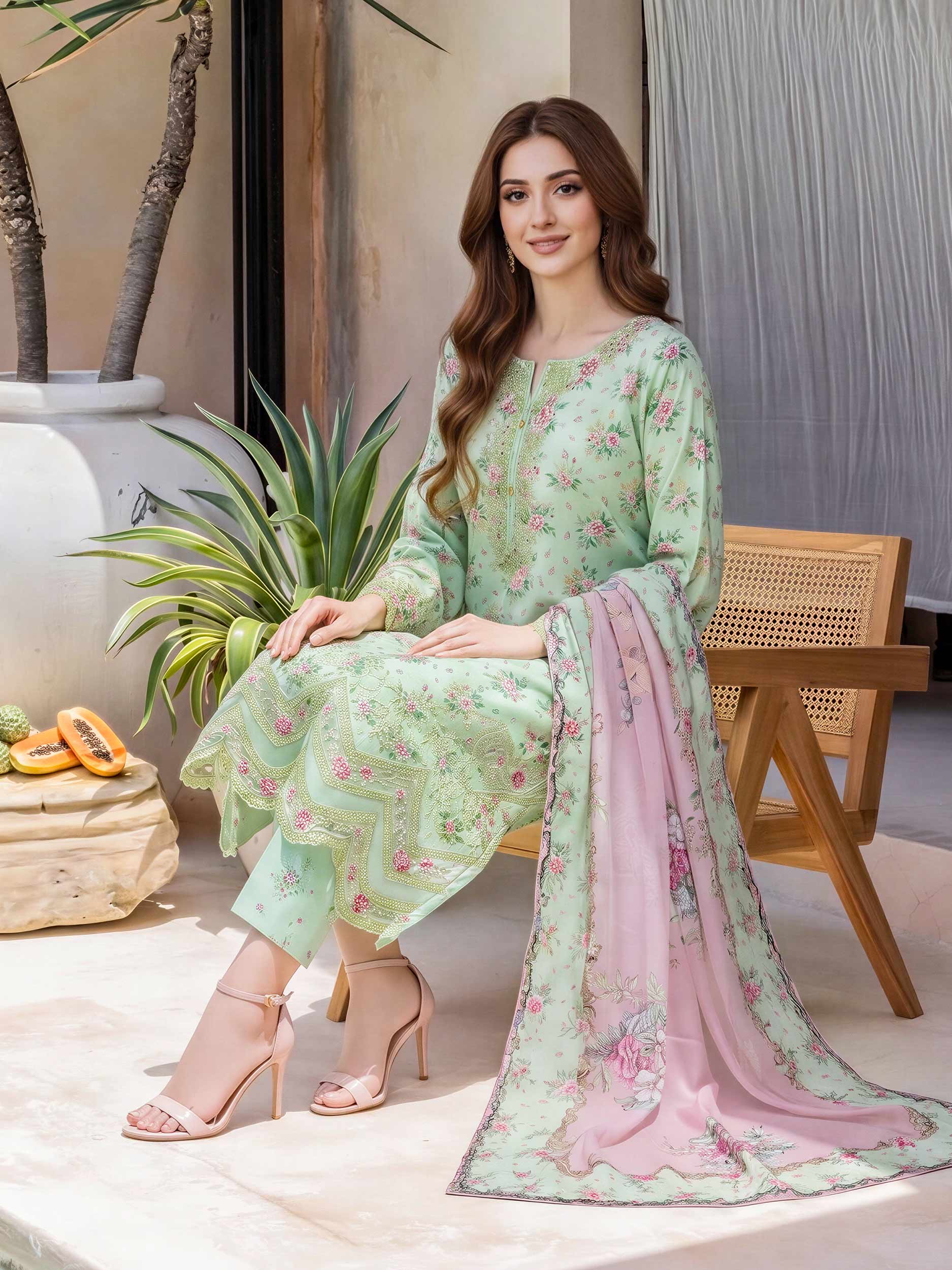 Lime Light U5170SU-3PC-329 Signature Summer Collection 2026 - Image 2