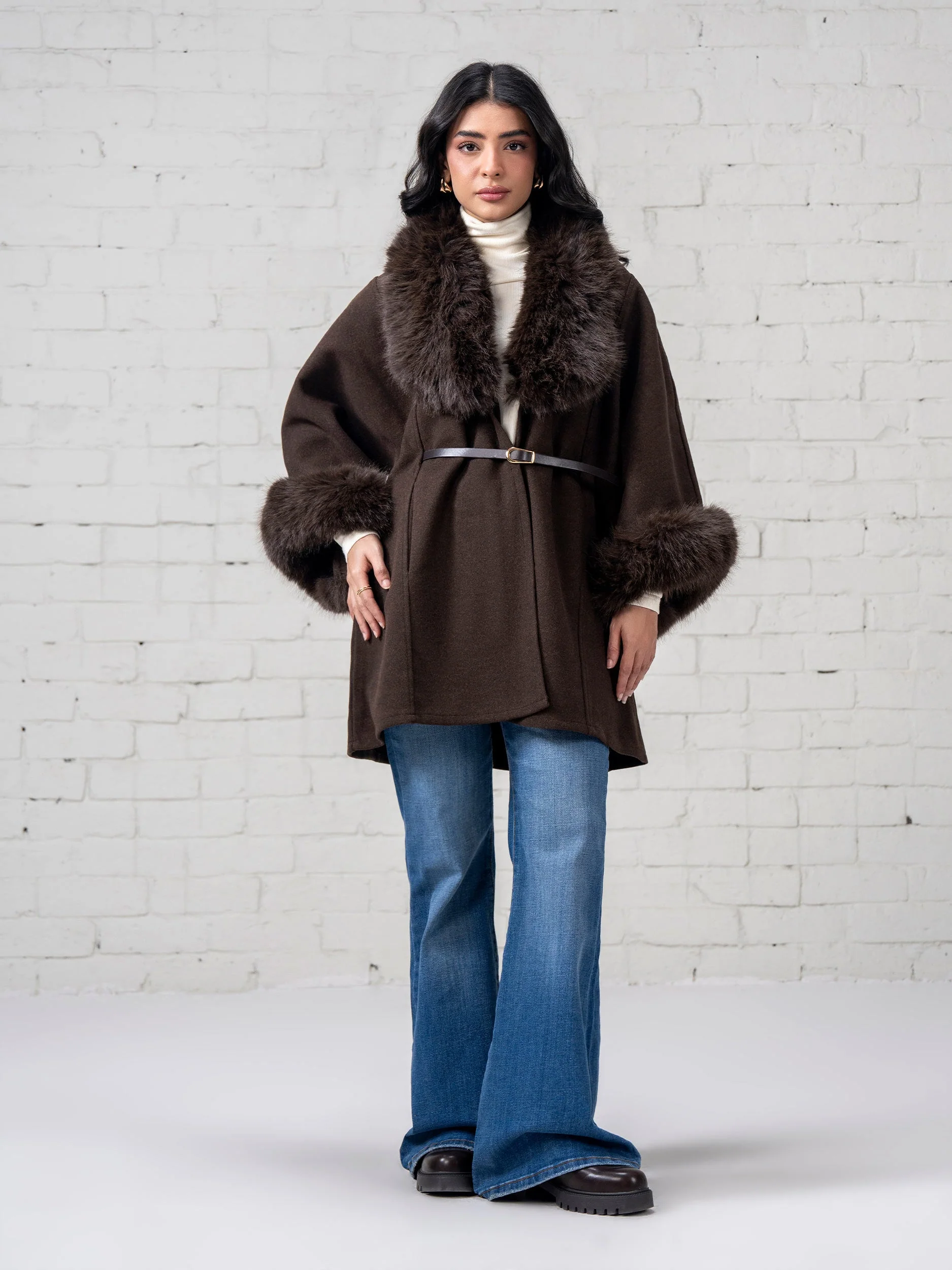 Limelight I9951CR-FRE-091-BeltedCardigan Cape 2025