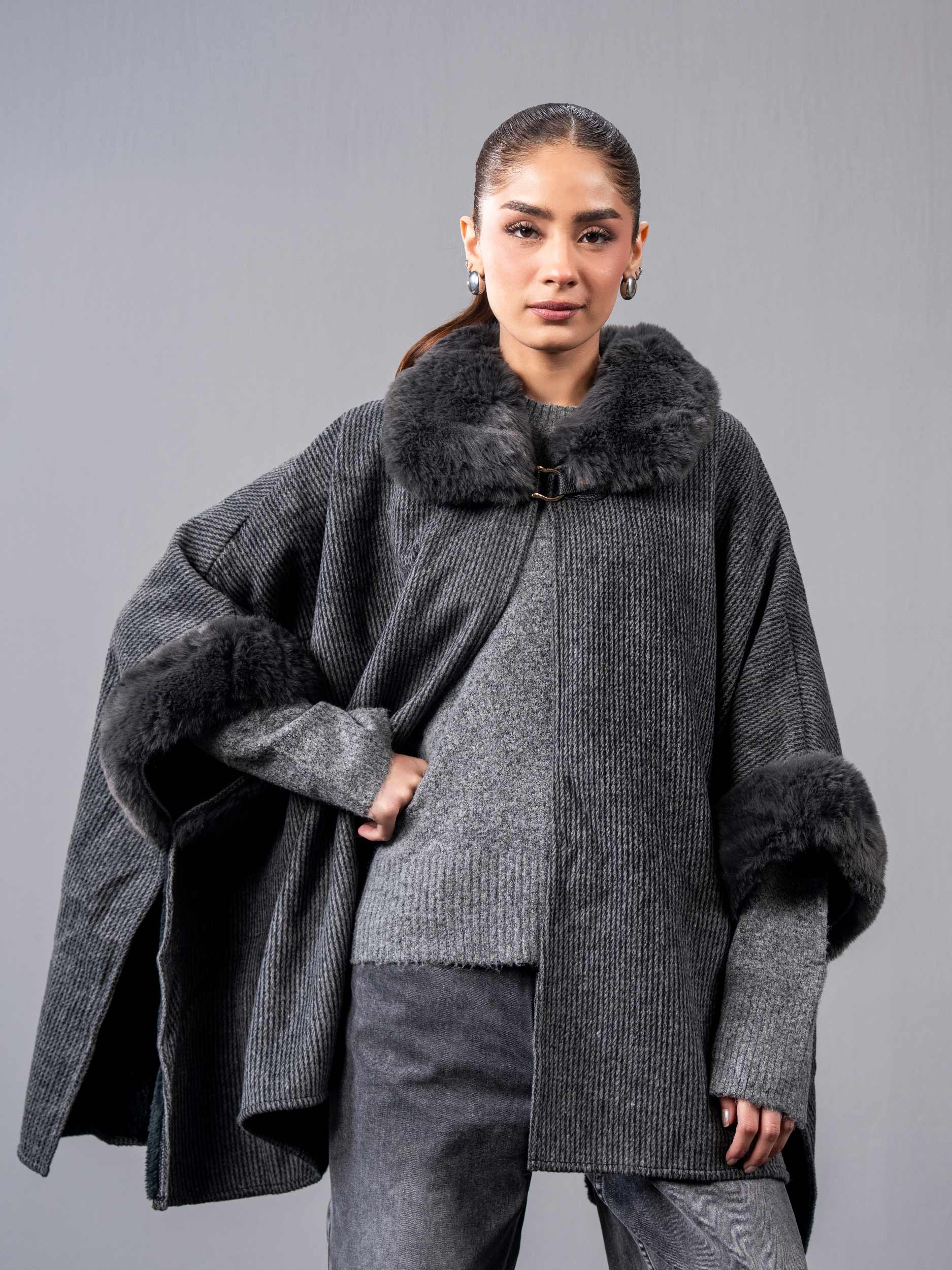 Limelight R5007CP-FRE-049-WoolenCapeShawl Cape  2025