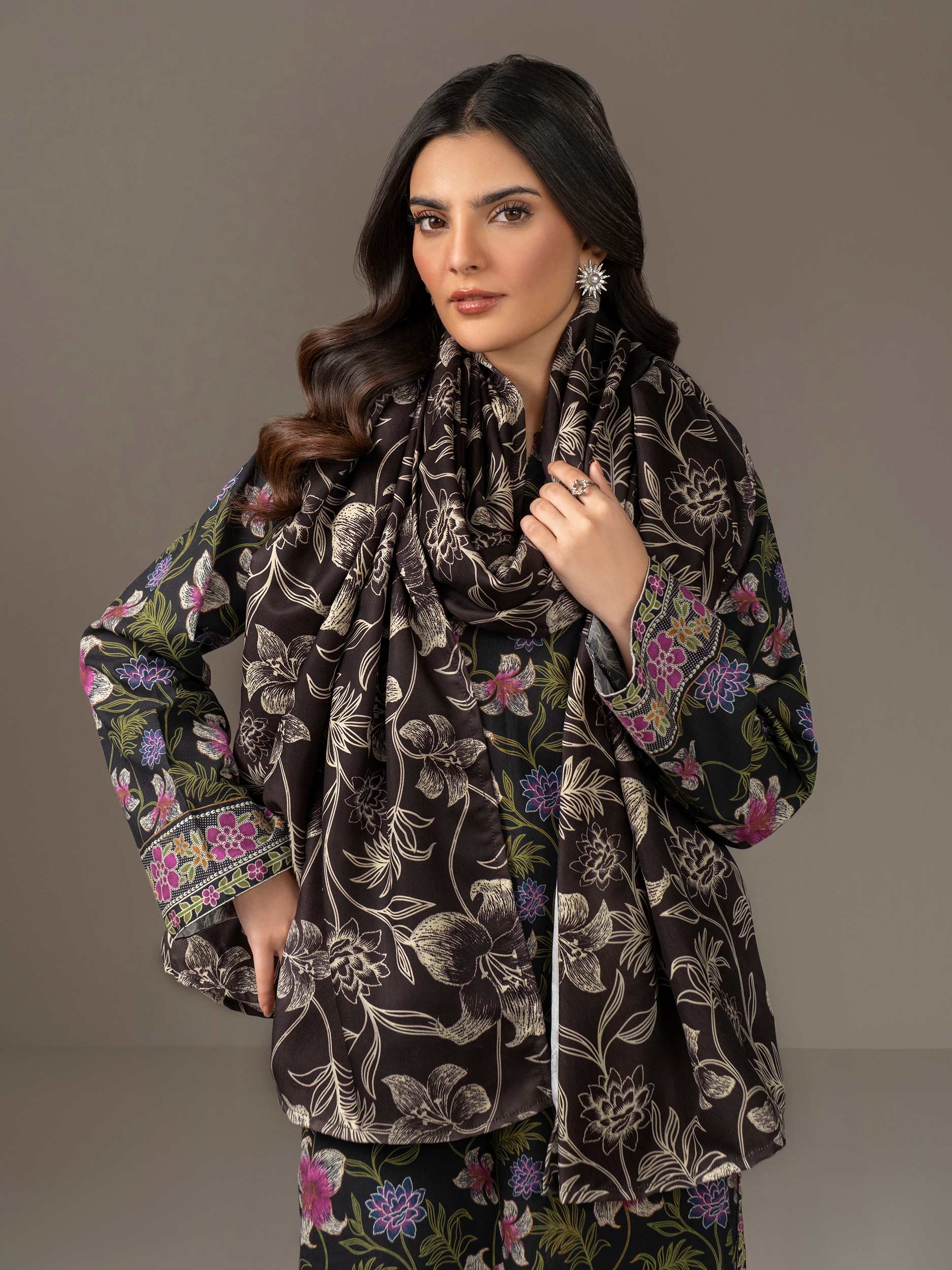 Limelight  U4412SU-3PC-034 Printed Winter Collection 2025 - Image 2