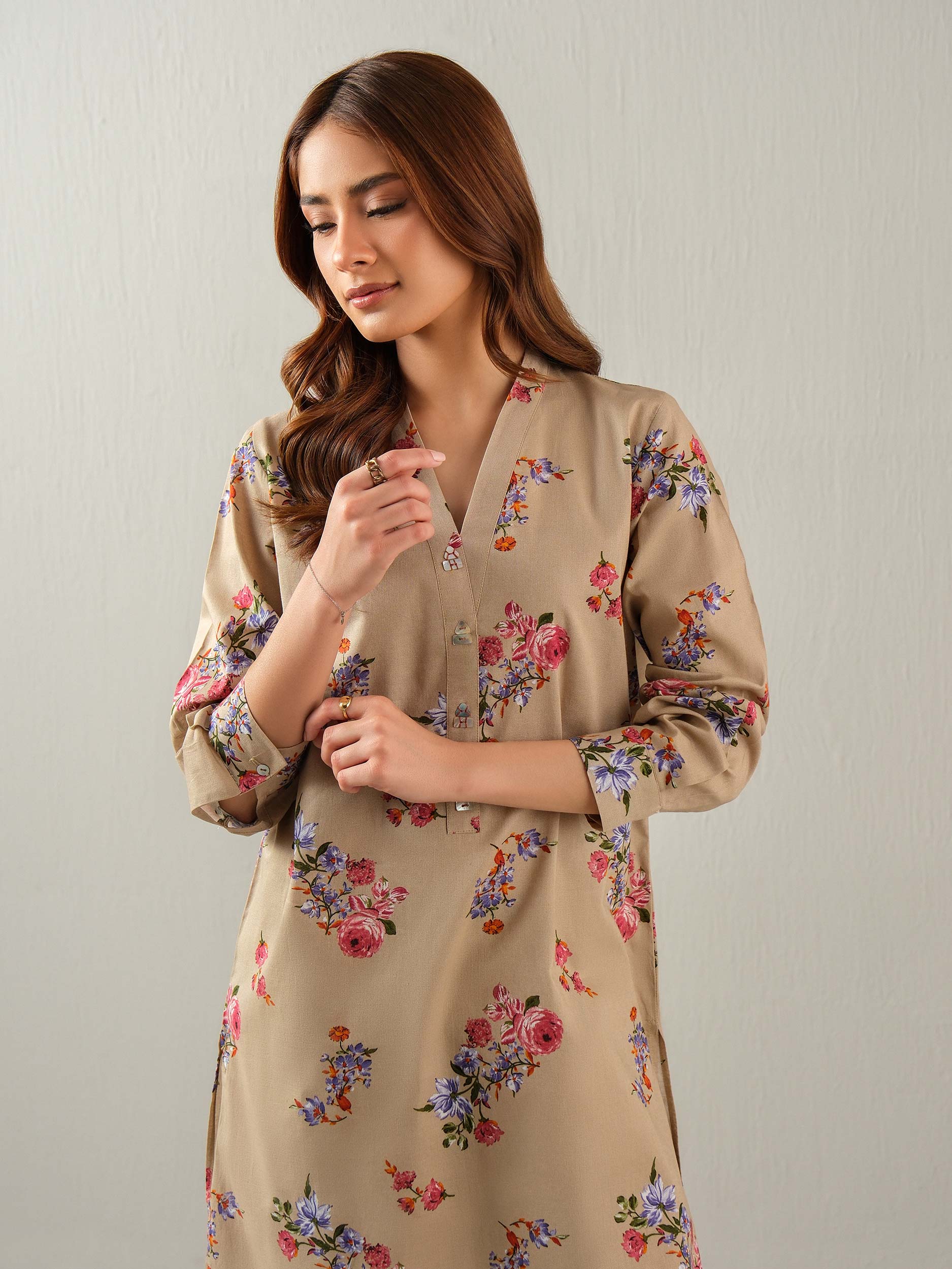 Limelight U4534SH-SSH-014 Printed Winter Collection 2025 - Image 2