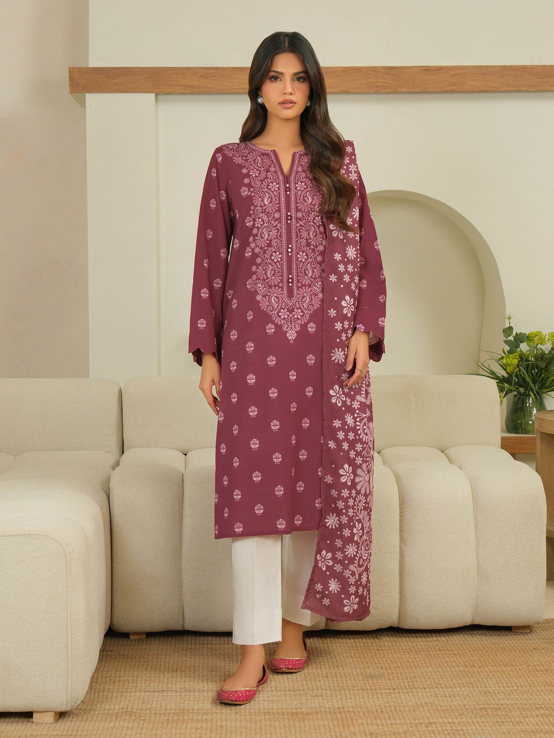 Limelight U4558SD-2PC-565 Printed Winter Collection 2025