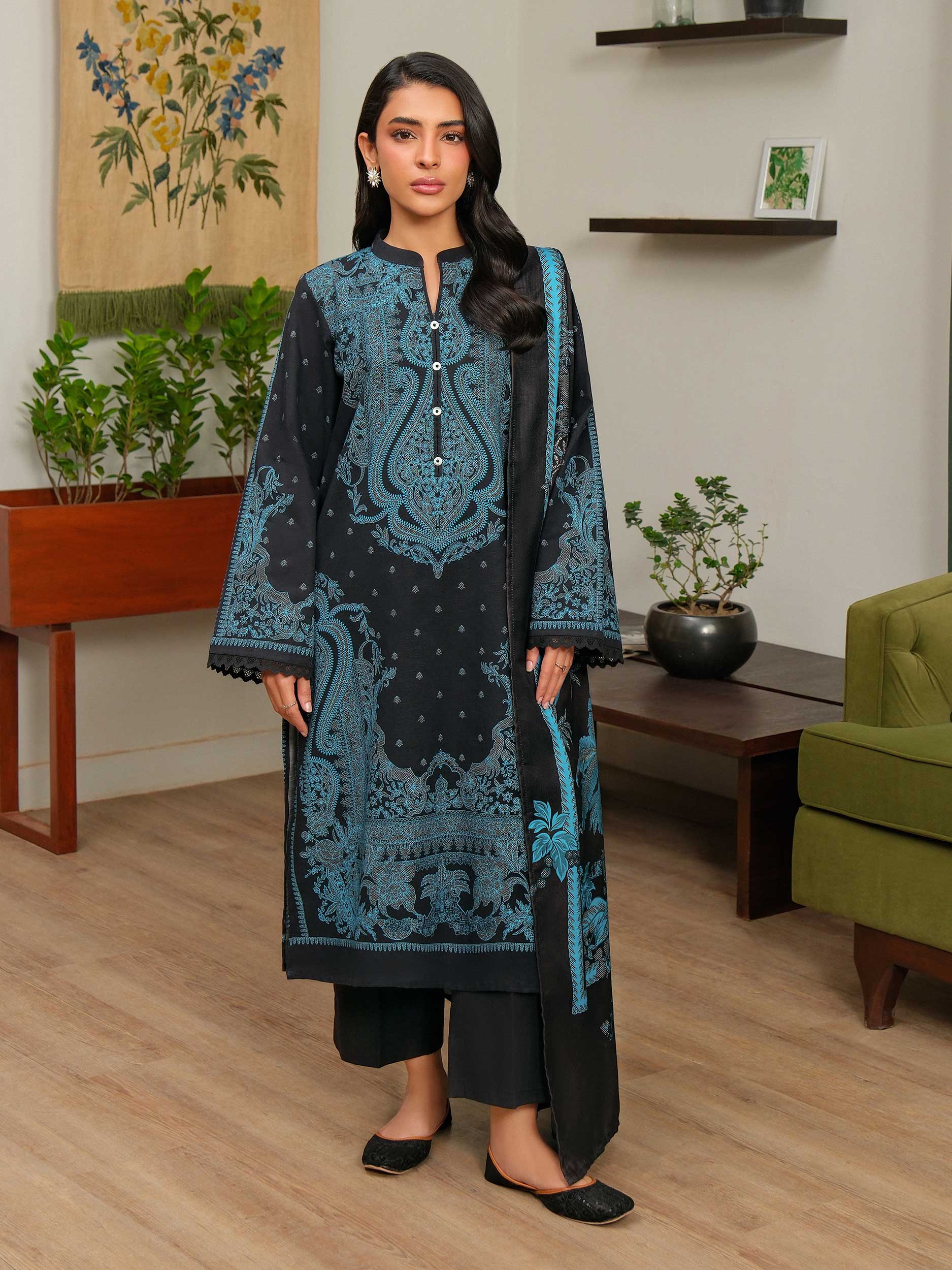 Limelight U4682SD-2PC-034 Printed Winter Collection 2025