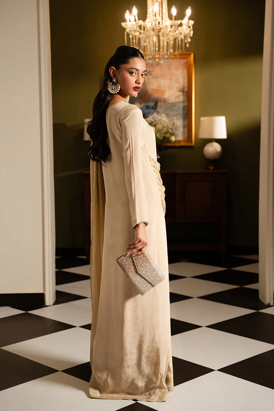 Lulusar Poroul Drape Dress Noir By Morich 2026 - Image 2