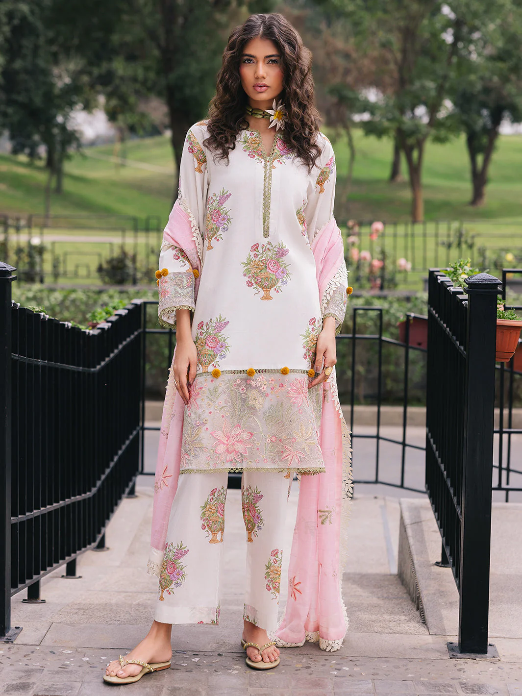 Mahnur Cherry Blossom Broadway Luxury Lawn 2025