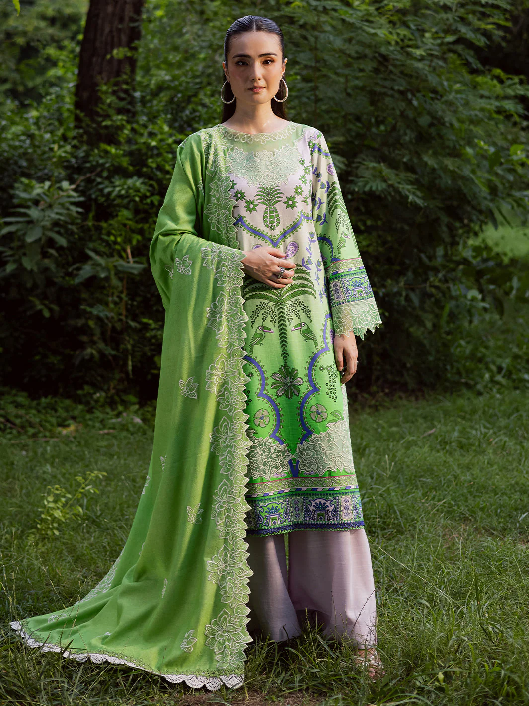 Mahnur  GR-07 | 3 PC Khaddar Winter Collection 2025