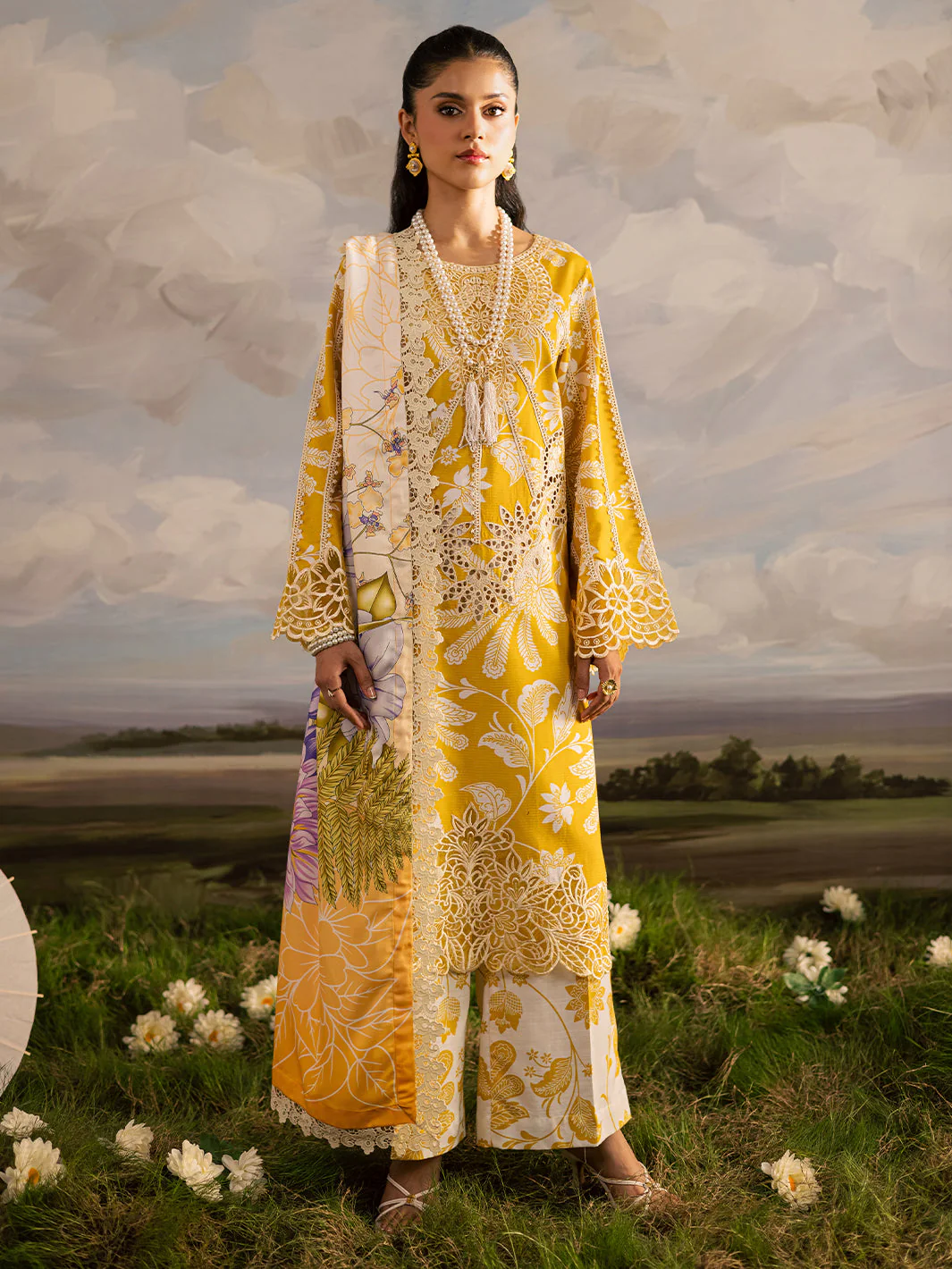 Mahnur  K - 03 | 3 PC LINEN Winter Collection 2025