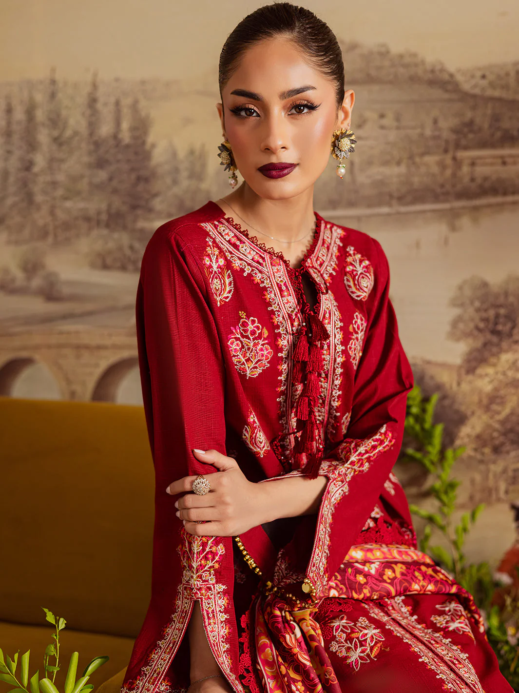 Mahnur NK - 12 | 3 PC KHADDAR Winter Collection 2025 - Image 2