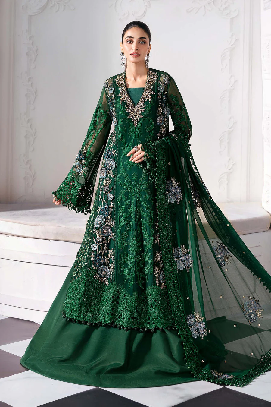 Maria B BD-3008 Mbroidered Wedding Collection 2025