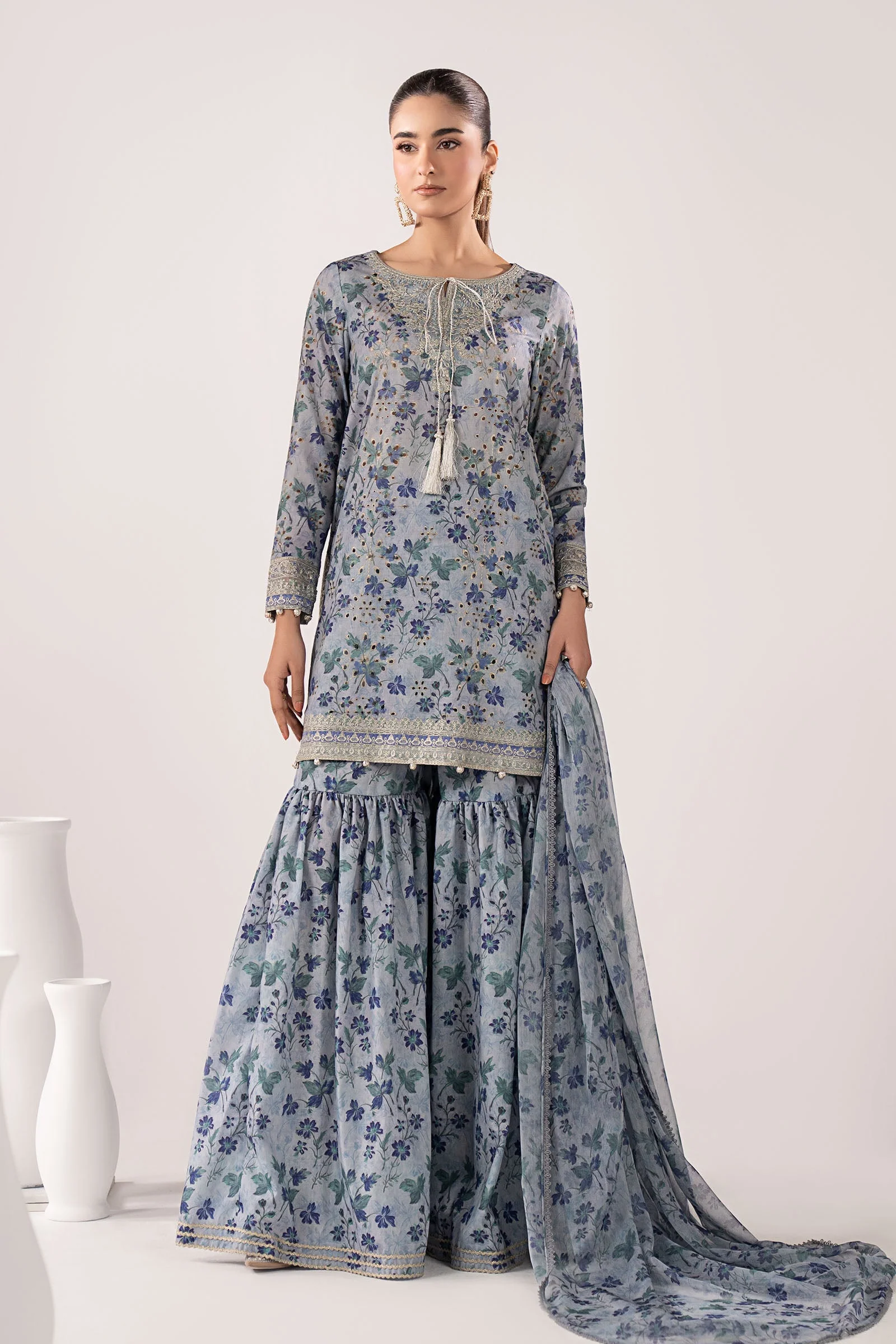Maria B DW-EA26-113-Blue Eid Collection 2026