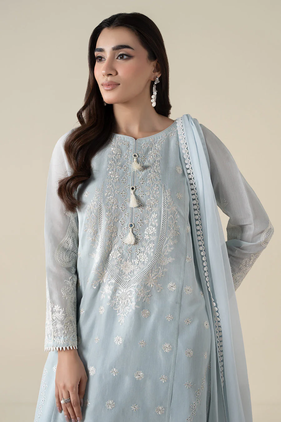 Maria B DWA2576-ESM-BLU Pre Fall Prets 2025 - Image 2