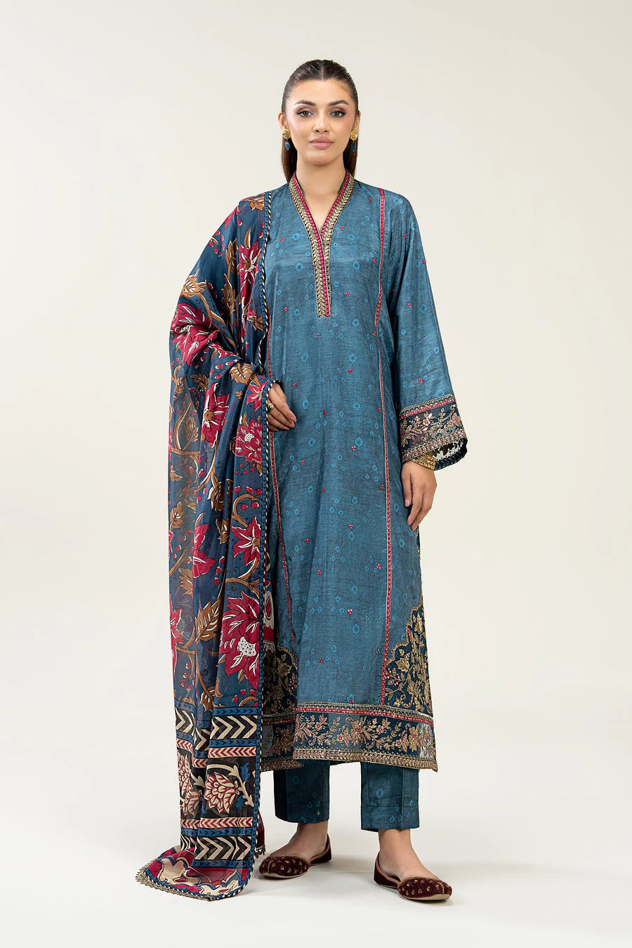 Maria B MB-FS25-23 M Basics Eid Pret 2025