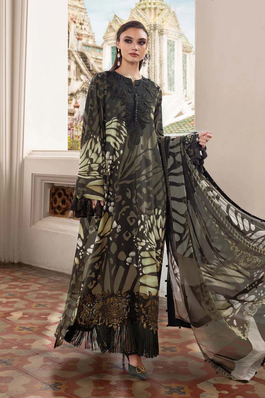 Maria B MPA2809-999-00A M Print Linen 2025