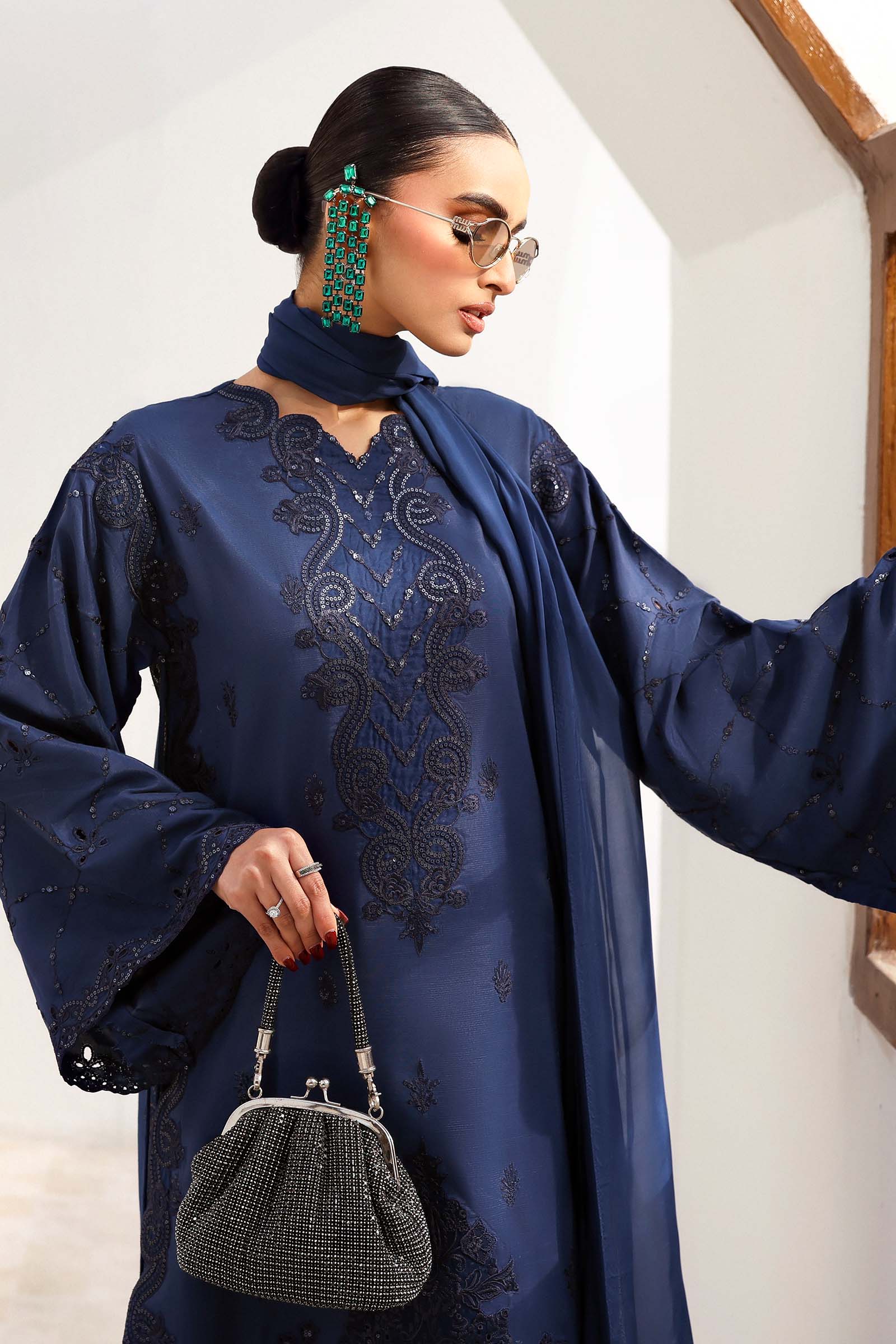 Maria B MST-EF26-32 Blue  Eid Ki Tayariaan Kahaniyan 2026 - Image 2