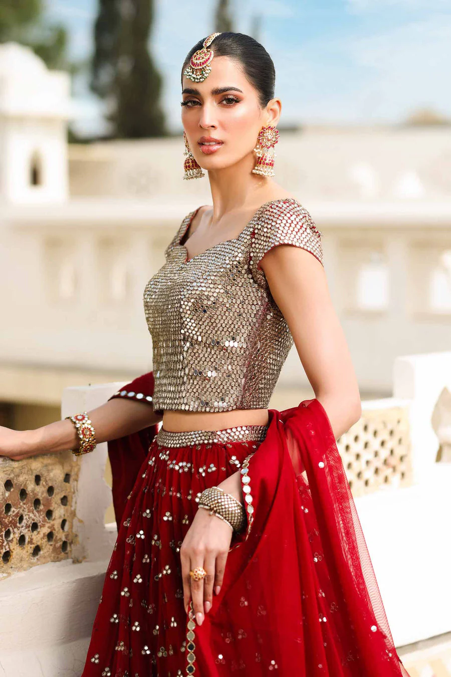 Maria B Mumtaz Mahal FX-876 Bridals 2025 - Image 2