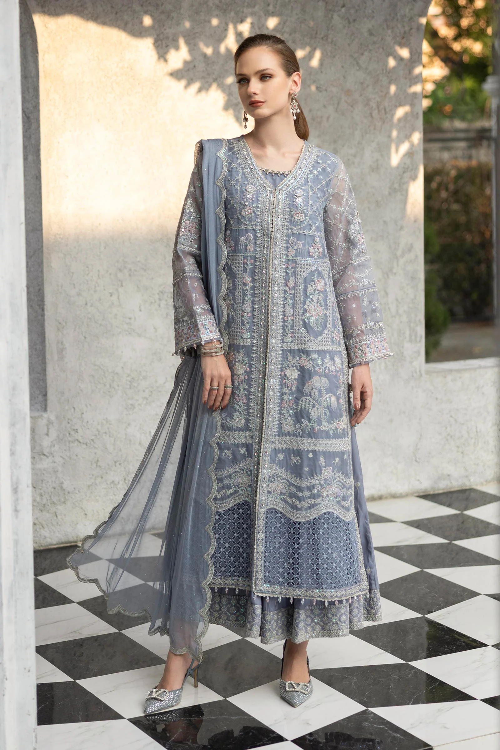 Maria B SF-EF26-05 Sky Blue  Eid Ki Tayariaan Kahaniyan 2026