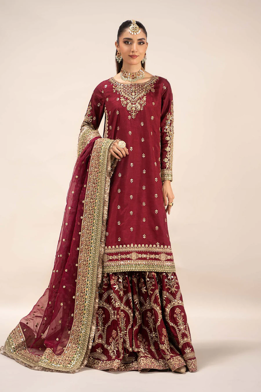 Maria B SFF2501-ESM-MRN Eid Collection 2025