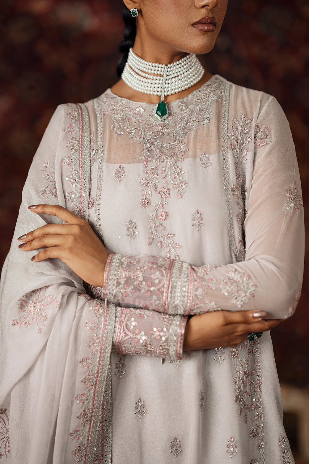 Maryum N Maria Adama - FSU5631 Azal Luxury Chiffon Collection 2025 - Image 2
