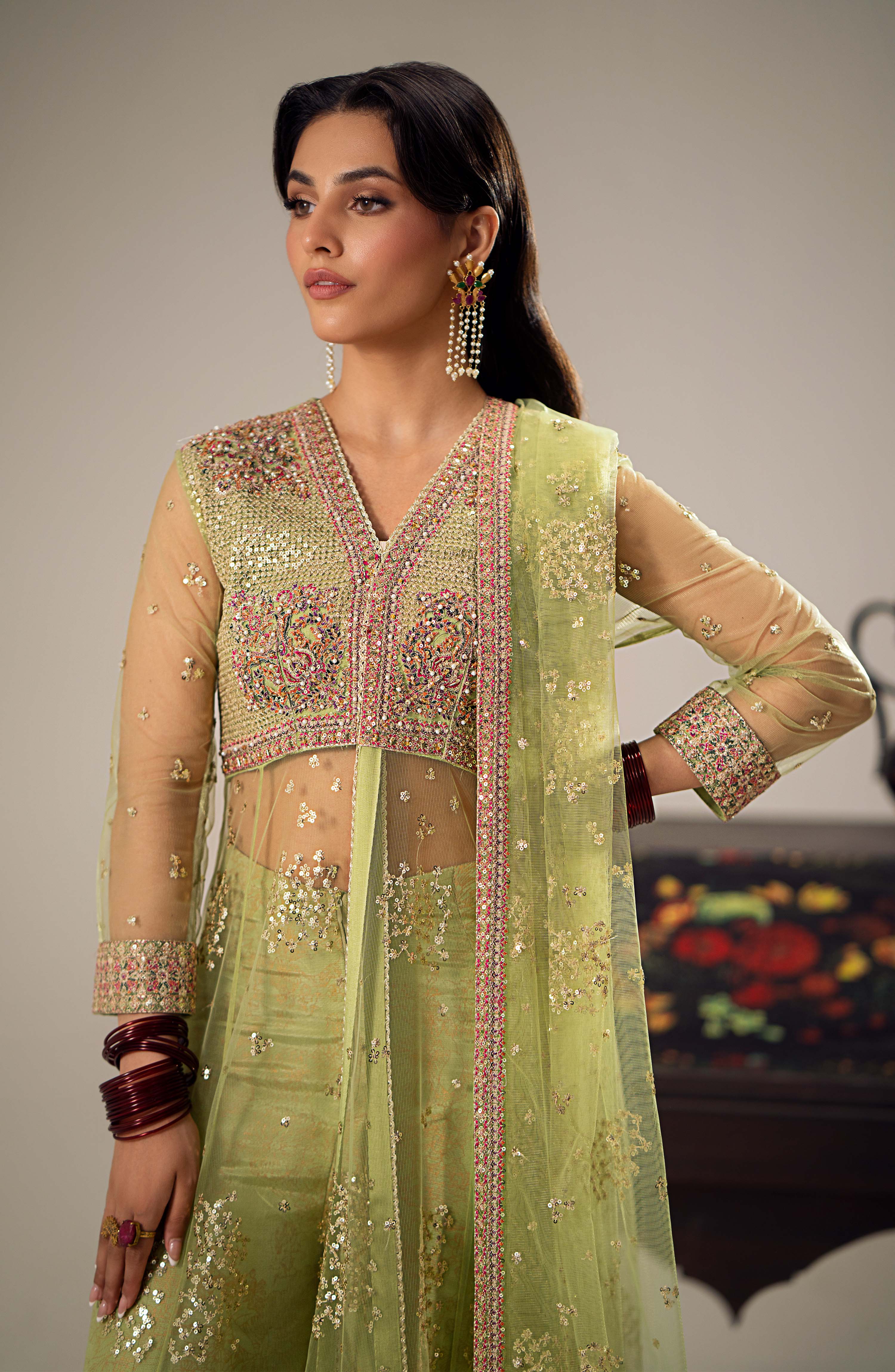 Maryum N Maria Erina - MS40024 Dastaan Luxury Formals 2024 - Image 2