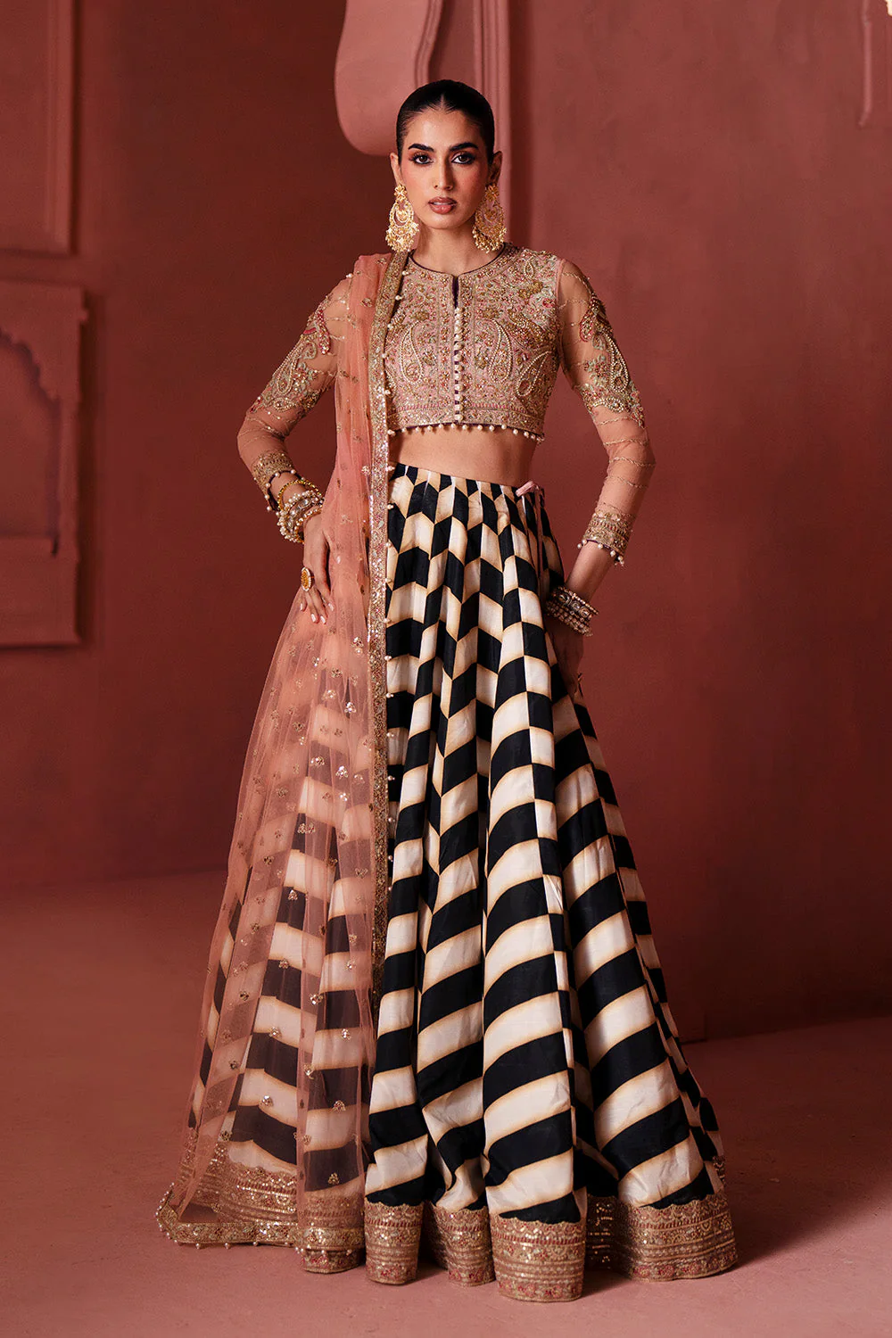 Maryum N Maria Qawali Night - MSS5902 Rani Celeste Wedding Collection 2025