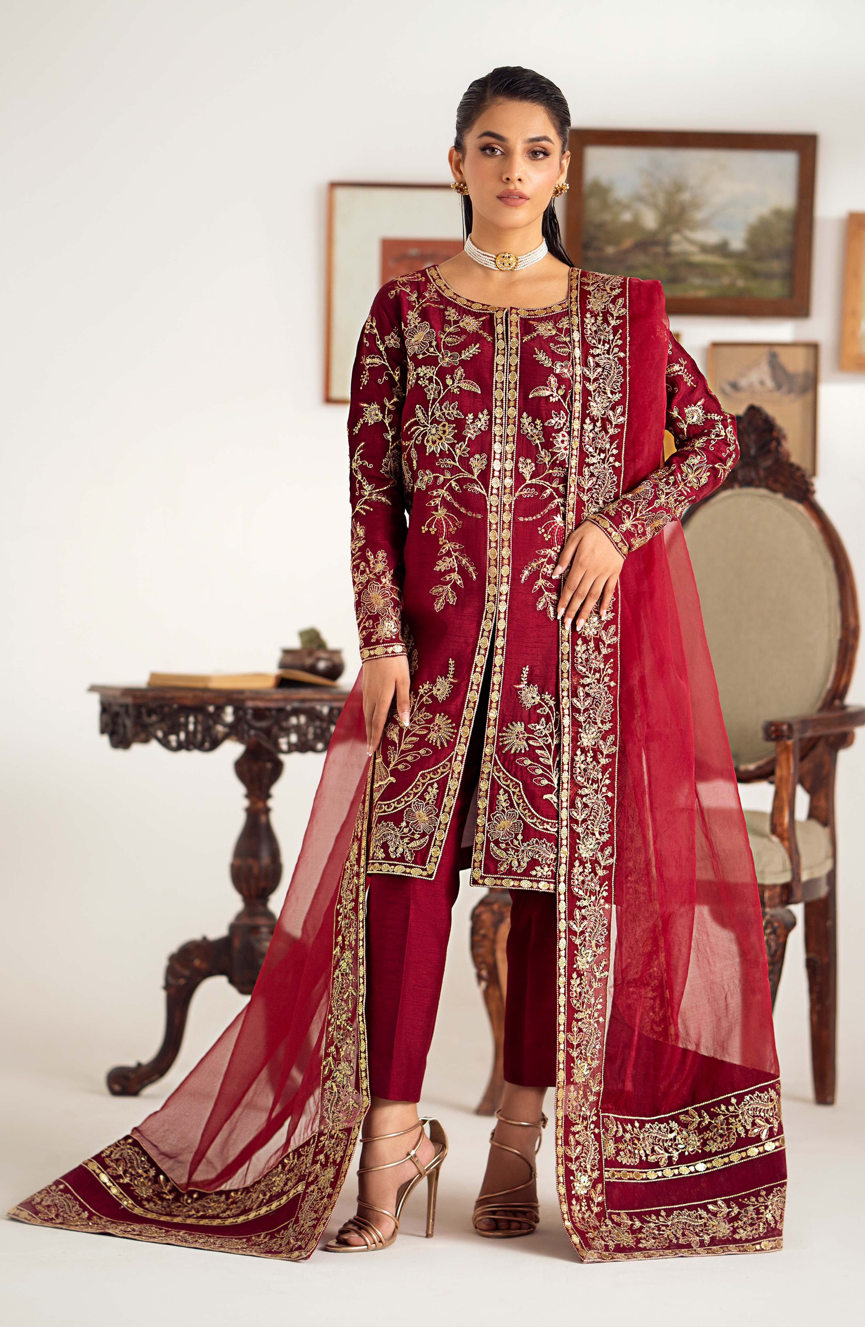 Maryum N Maria Rosela - MS40023 Dastaan Luxury Formals 2024